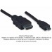 HDMI Macho a micro HDMI Macho, Blindado, Negro, 2 m